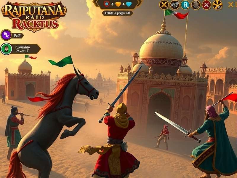 Rajputana Raid Ruckus community event celebrating Indian festival