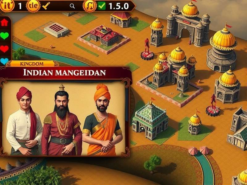 Rajputana Raid Ruckus kingdom management interface